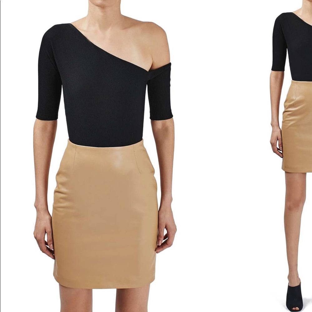 Asymmetrical body suit